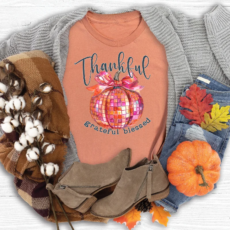 Thankful Grateful Blessed Tee