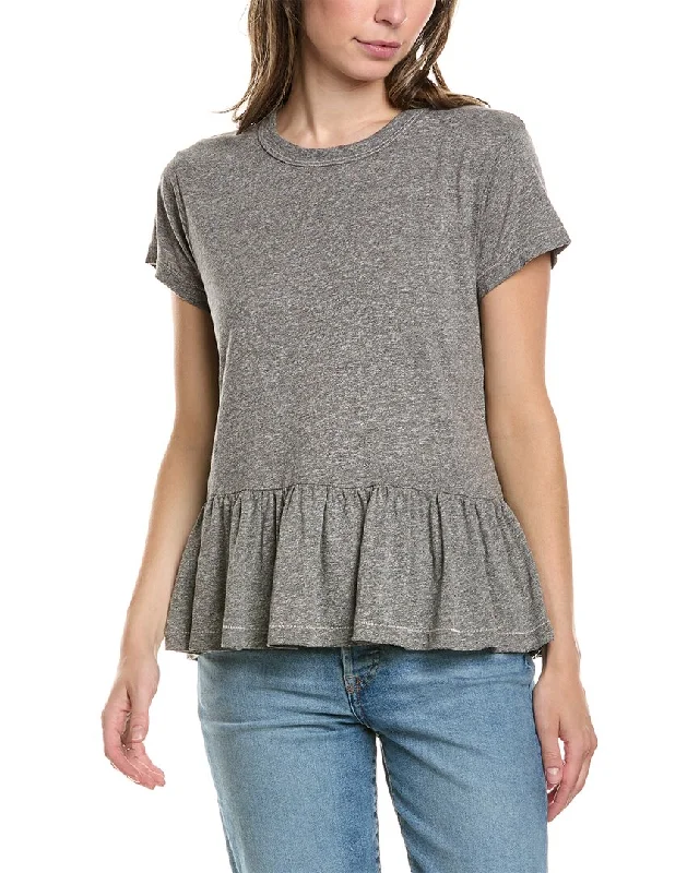 THE GREAT The Ruffle T-Shirt