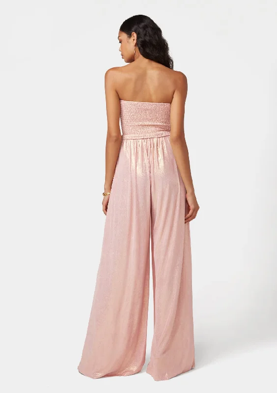 Tall Athena Strapless Flowy Jumpsuit