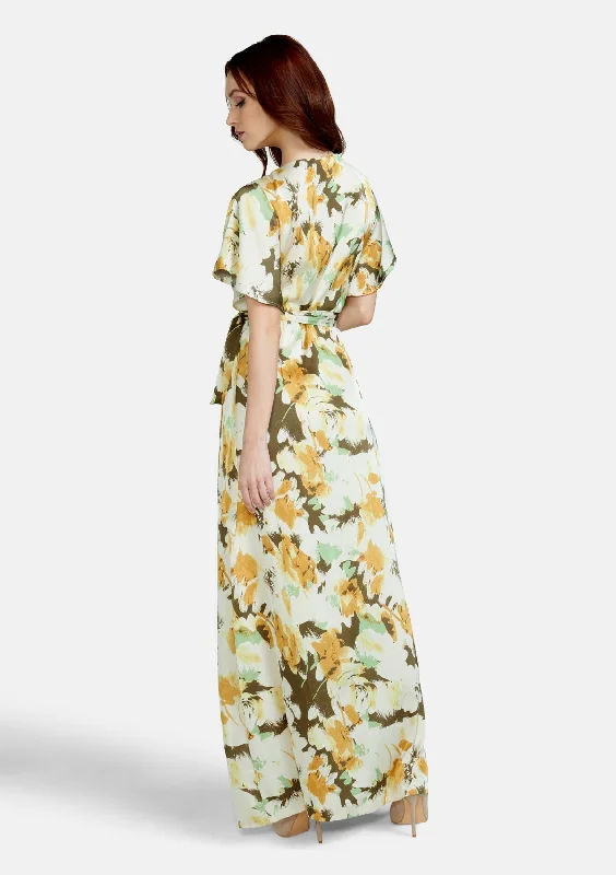 Tall Vera Silky Floral Maxi Dress