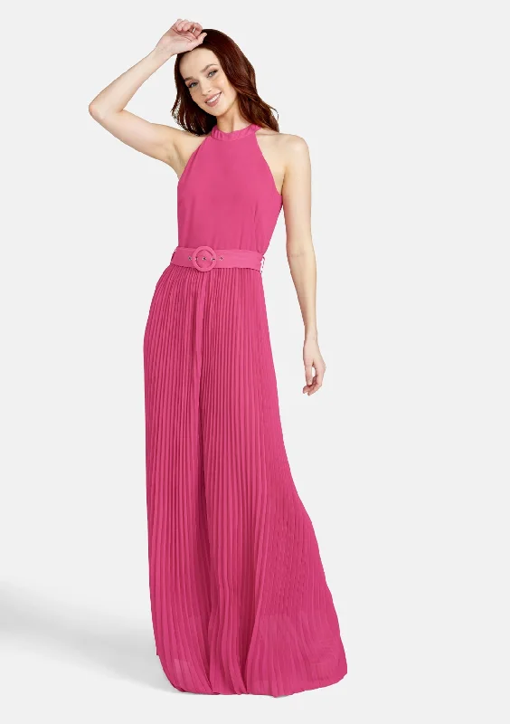 Tall Zandaya Pleated Wide Leg Jumpsuit