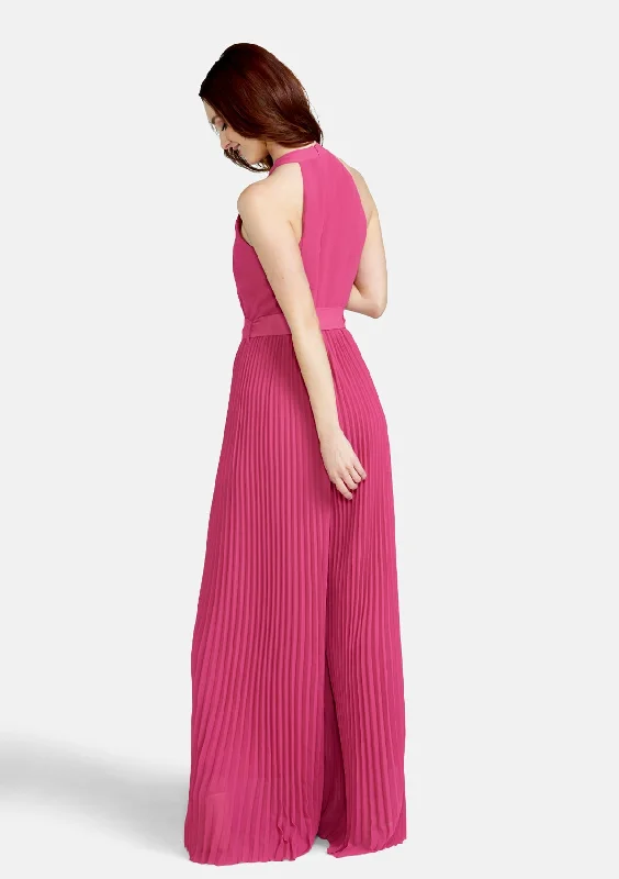 Tall Zandaya Pleated Wide Leg Jumpsuit