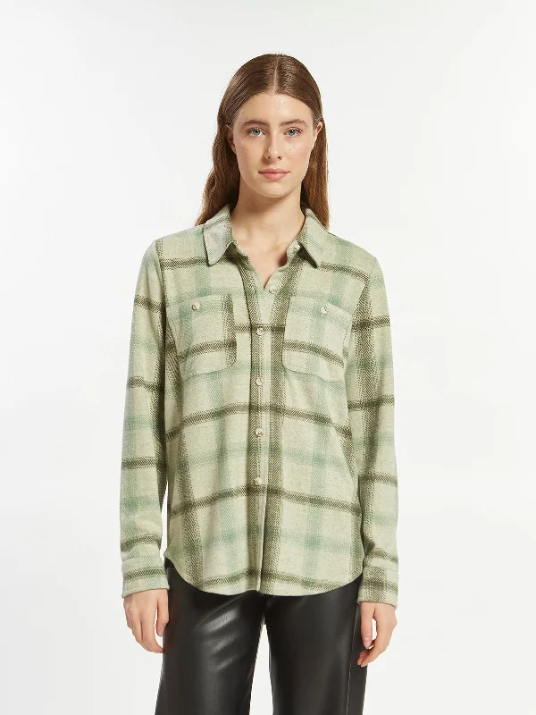 Beige Moss Plaid / XS