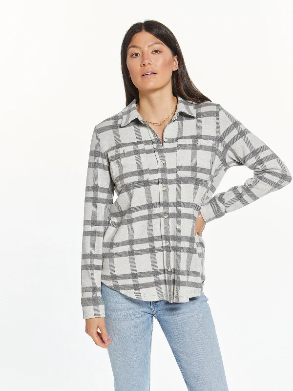 GREY IVORY PLAID / XS / Final Sale