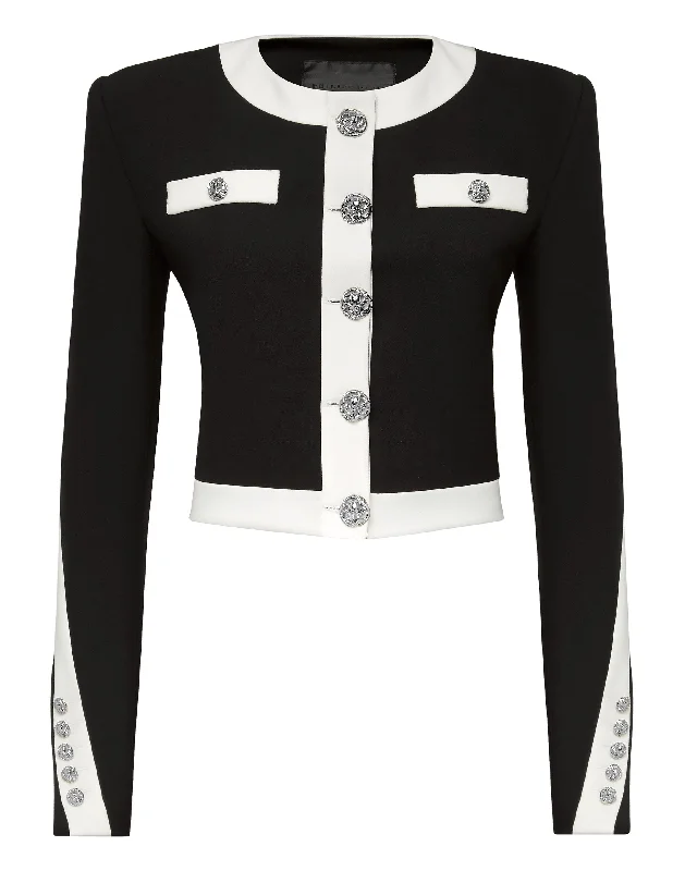 Cady Black and White Jacket