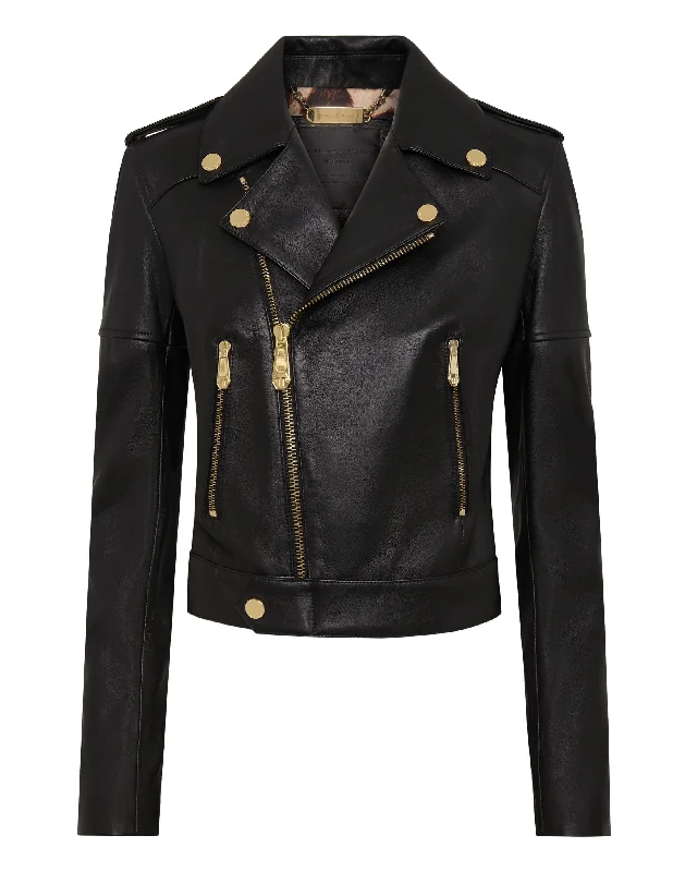 Leather Biker Jacket