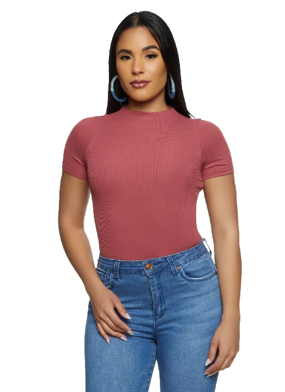 Double Layer Short Sleeve Bodysuit