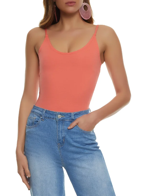 Scoop Neck Cami Bodysuit