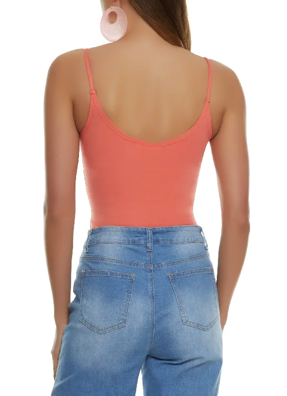 Scoop Neck Cami Bodysuit