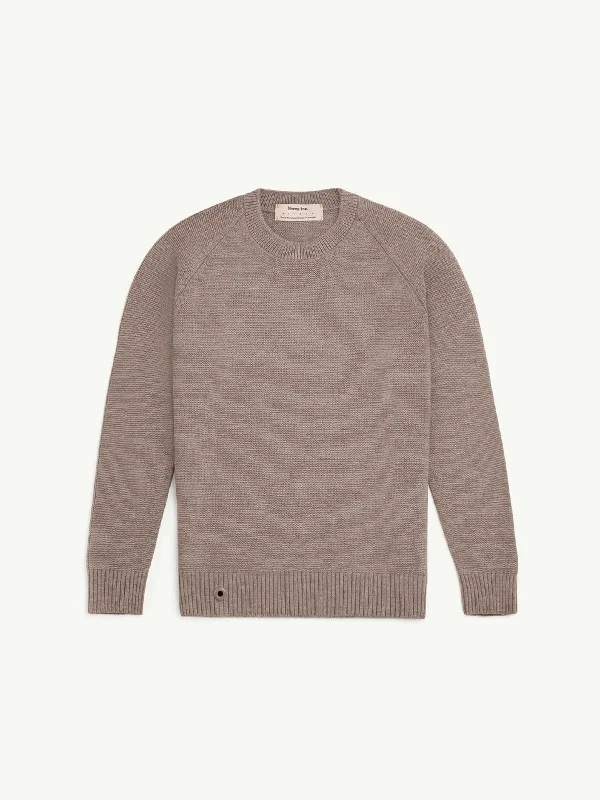 The Crewneck - Fawn Brown