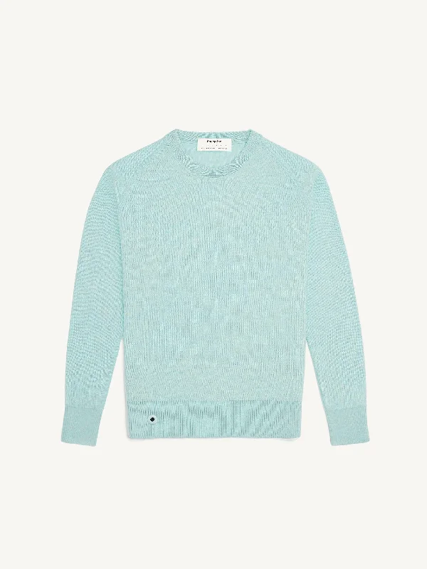 The Crewneck Light - Aqua Green