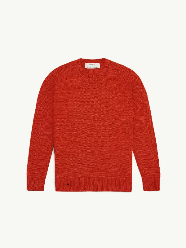 The Crewneck - Tomato Red