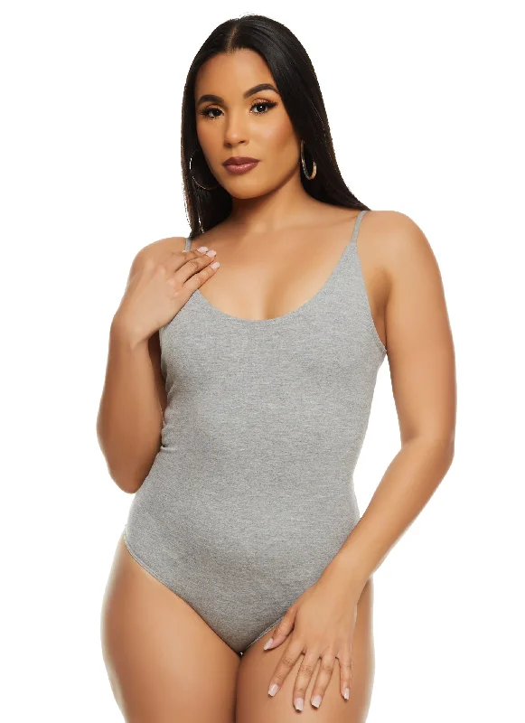 Scoop Neck Cami Bodysuit