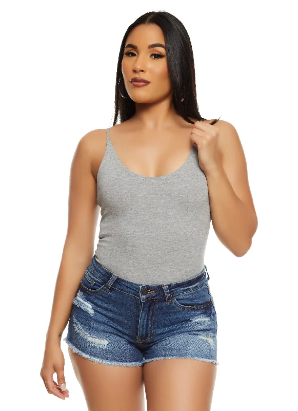 Scoop Neck Cami Bodysuit