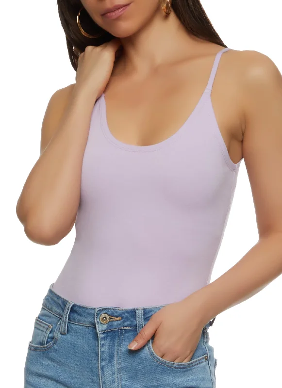 Scoop Neck Cami Bodysuit