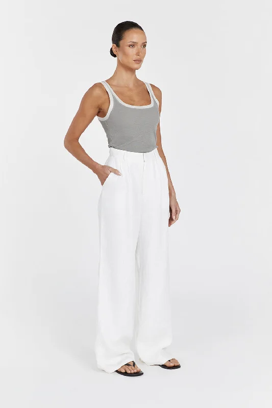 LINA DOVE CONTRAST SCOOP TANK