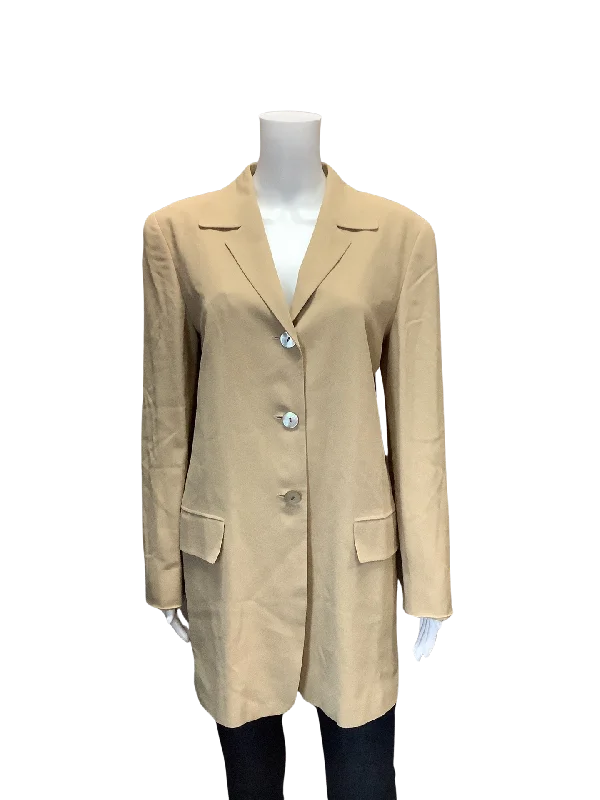 Max Mara Women's Oversized Blazer Camel Size: 8