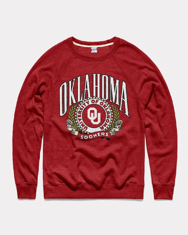 Oklahoma Sooners Laurel Cardinal Crewneck