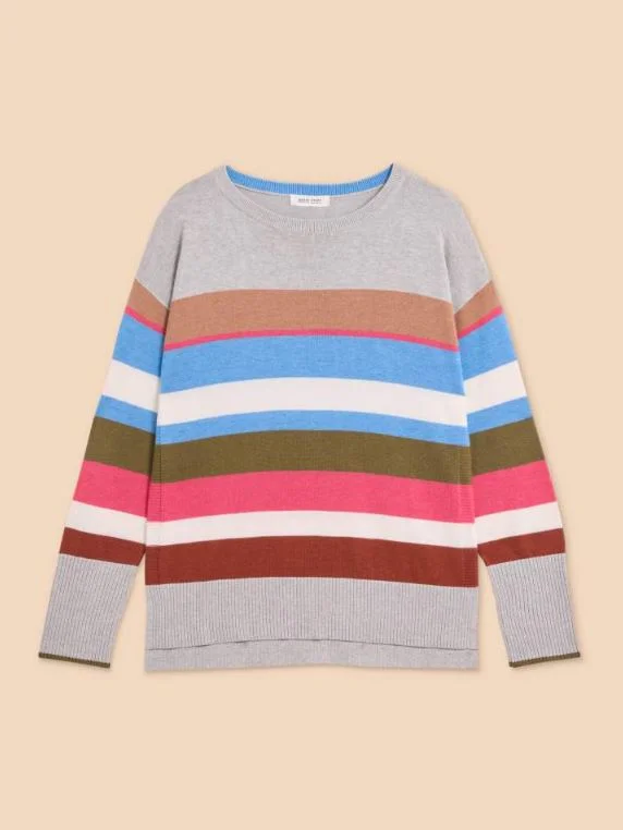 Olive Stripe Jumper