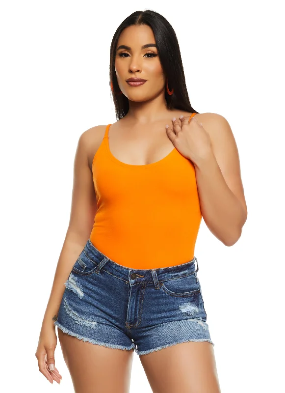 Scoop Neck Cami Bodysuit