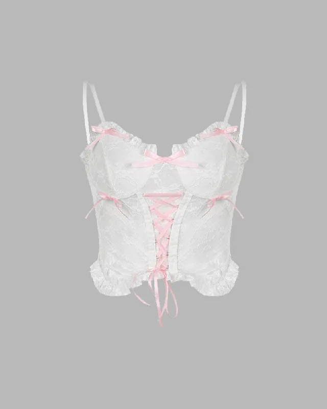 Peaches In Bloom Corset Top