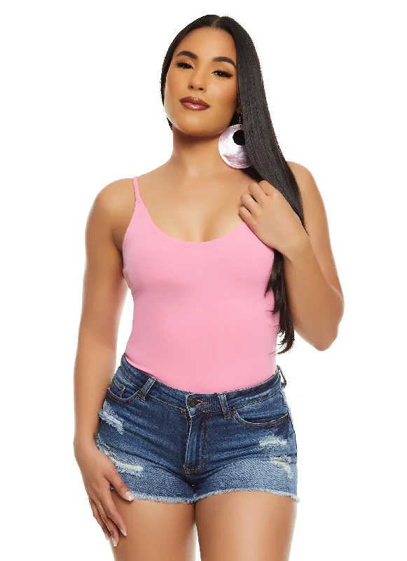 Scoop Neck Cami Bodysuit