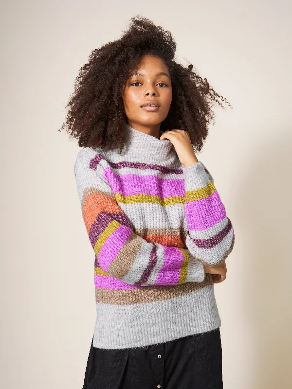 Rainbow Stripe Jumper