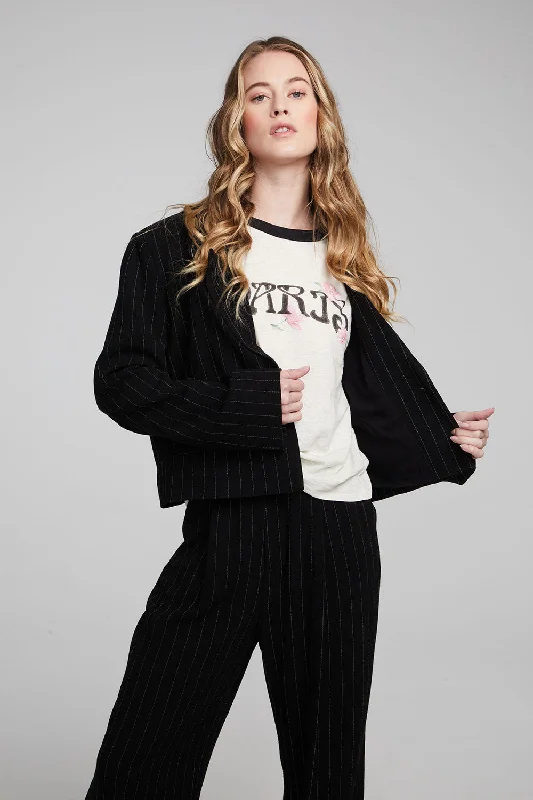 Santana Beverly Pinstripe Blazer