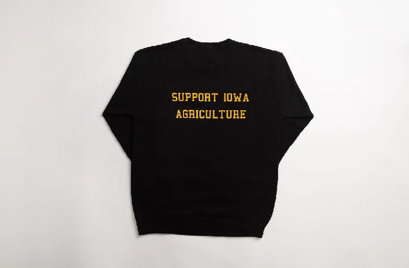 State Agriculture Black Crewneck (Iowa)