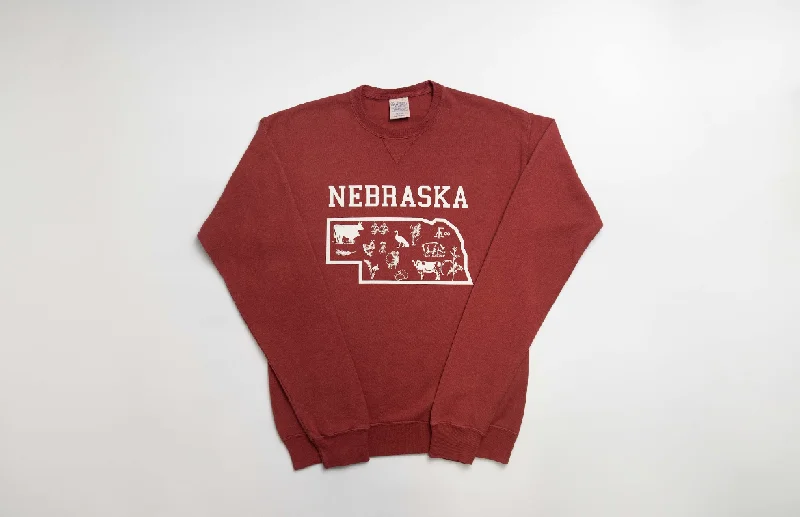 State Agriculture Red Crewneck (Nebraska)