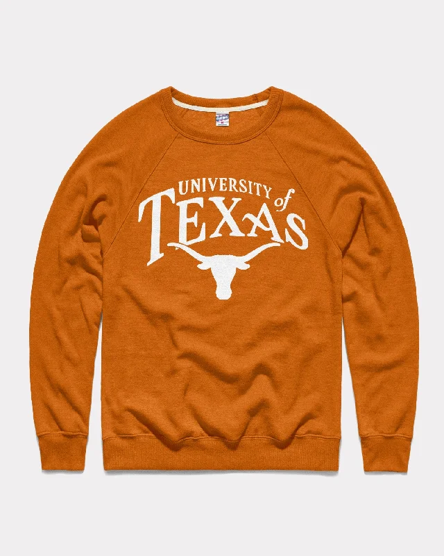 Texas Longhorns Pennant Burnt Orange Crewneck