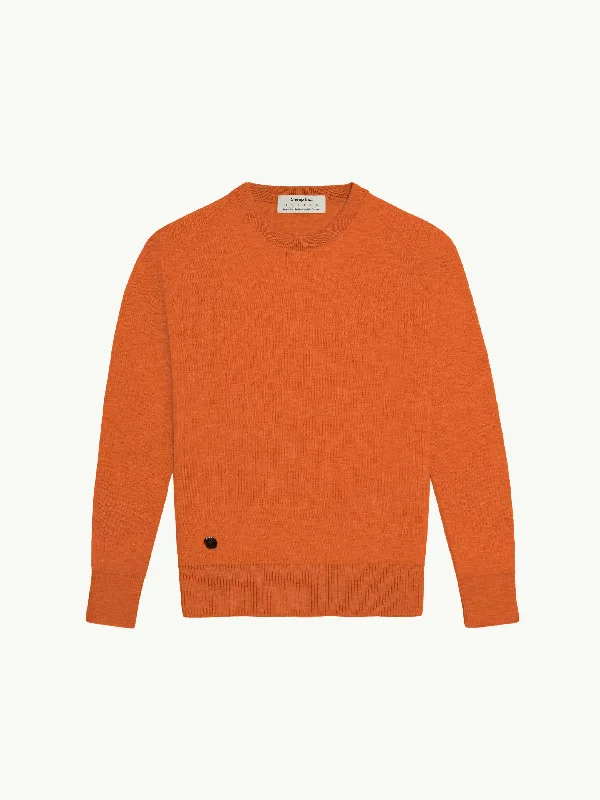 The Crewneck Light - Burnt Orange