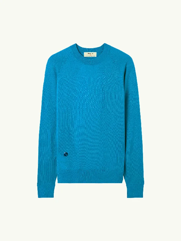 The Crewneck Light - Turquoise Blue