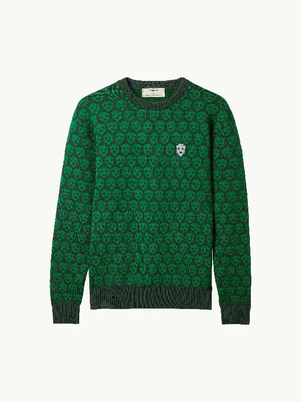 The Flock Crewneck - Emerald Green