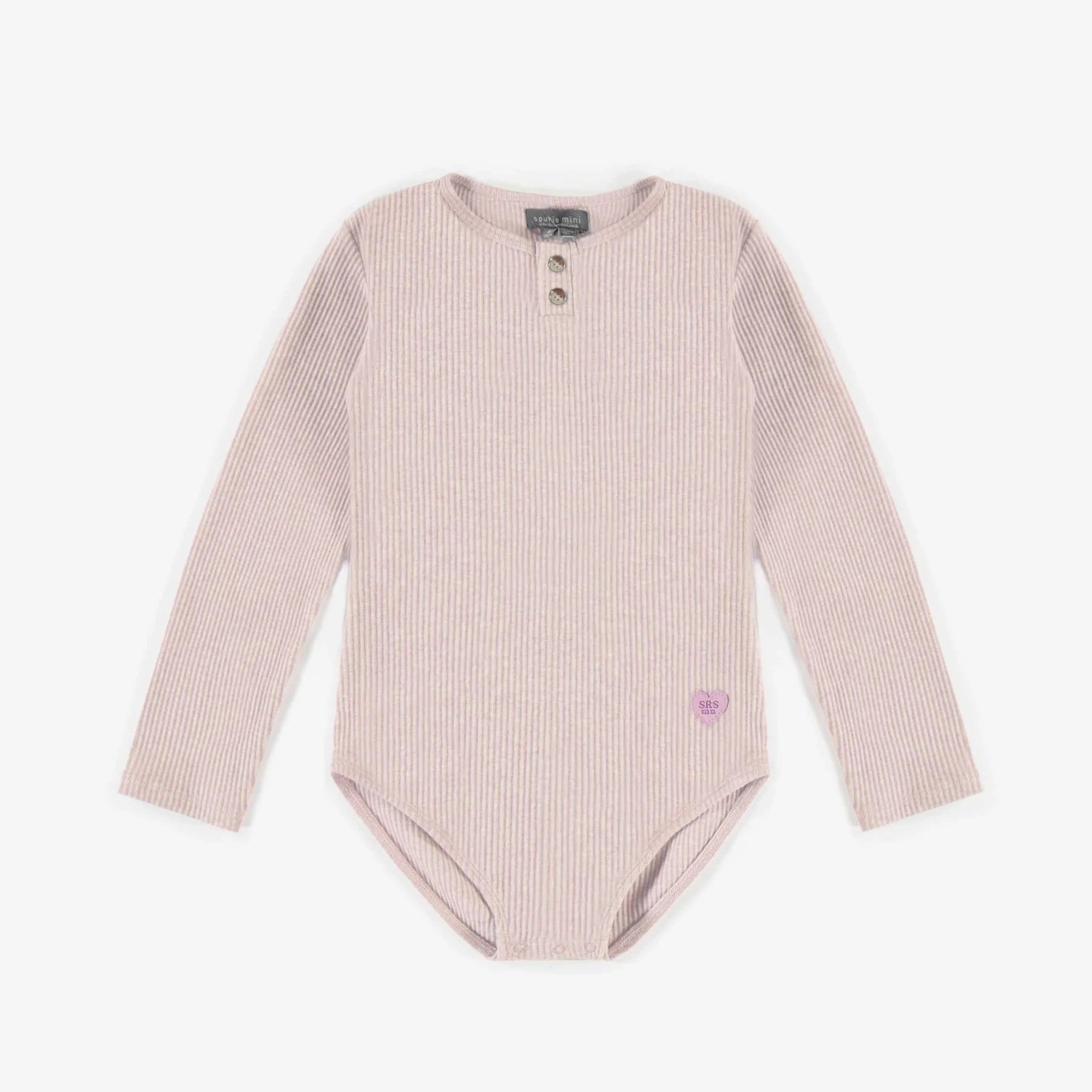 The Henley Bodysuit - Pink - KIDS