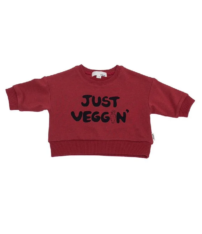 The Just Veggin' Sweatshirt - BABY