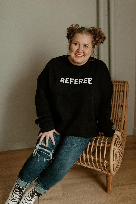 The Referee Sweatshirt - Black - PLUS