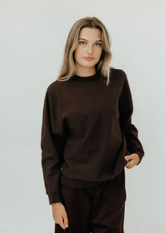 Tibi Sweatshirt Program Cocoon Crewneck Sweatshirt