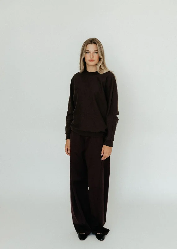 Tibi Sweatshirt Program Cocoon Crewneck Sweatshirt