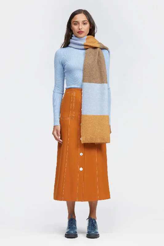 Tolg Scarf Clay/ Light Blue/ Brown