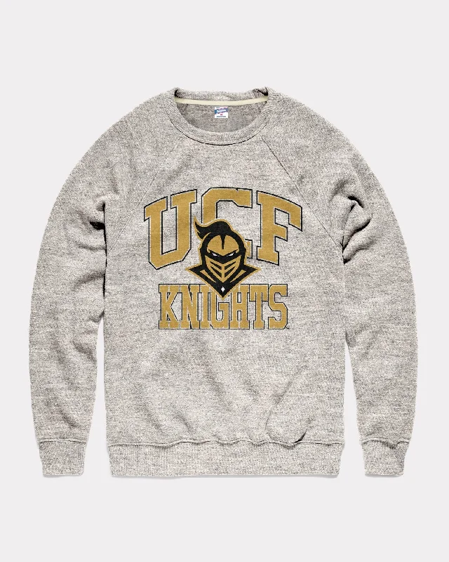 UCF Knights Mascot Arch Athletic Grey Crewneck