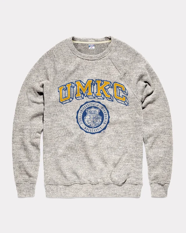 UMKC Seal Athletic Grey Crewneck