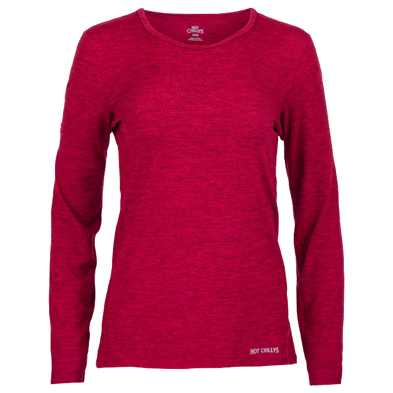 Women's Clima-Tek Crewneck - Burgundy Heather