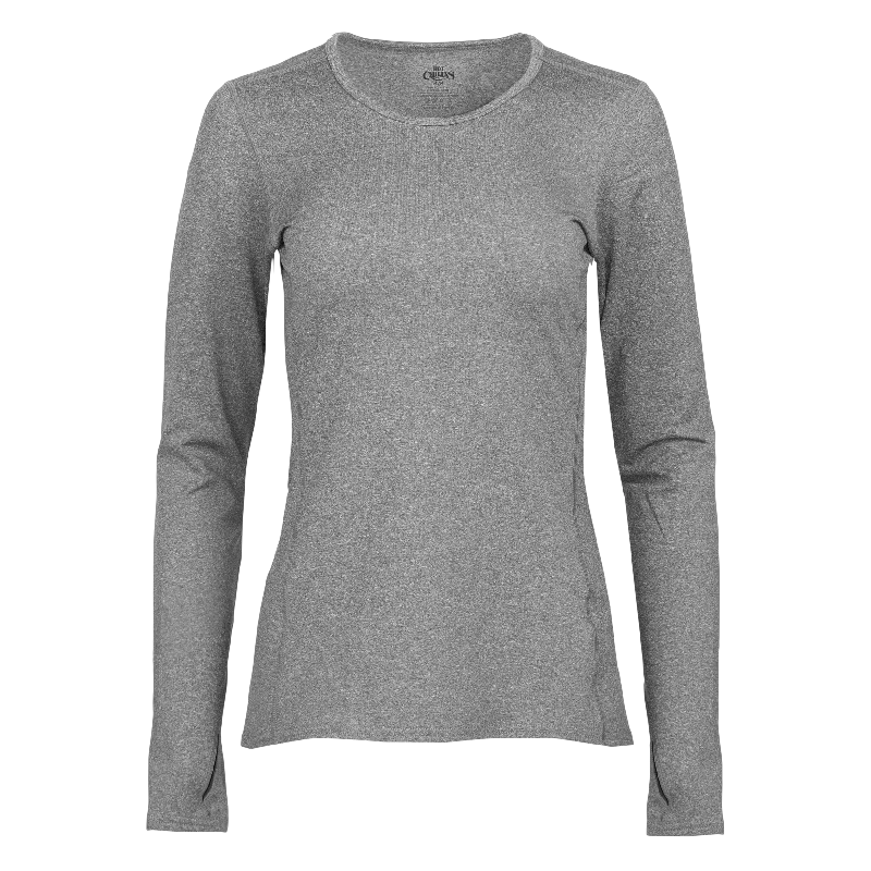 Women's Micro-Elite Chamois Crewneck - Granite