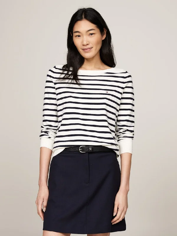 Boat Neck Jersey Jumper