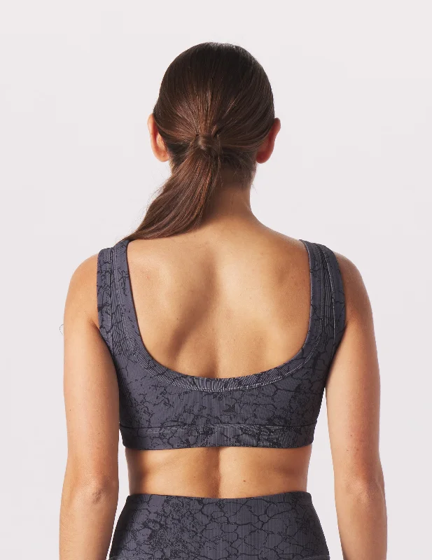 Ease Bra: Black Dryland