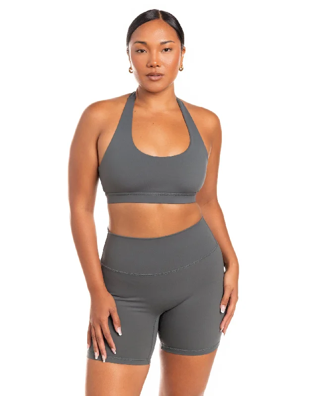 Halter Bra - Cloud Grey