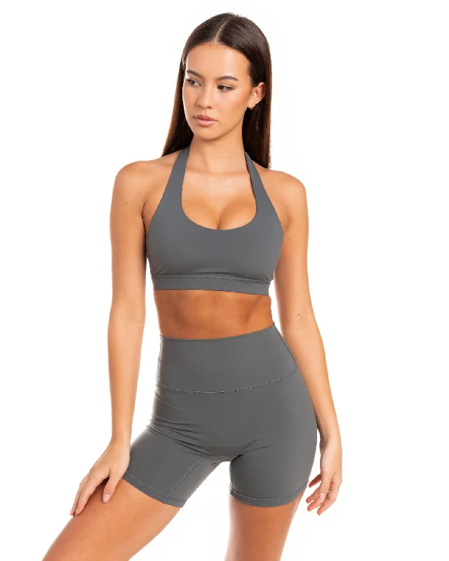 Halter Bra - Cloud Grey