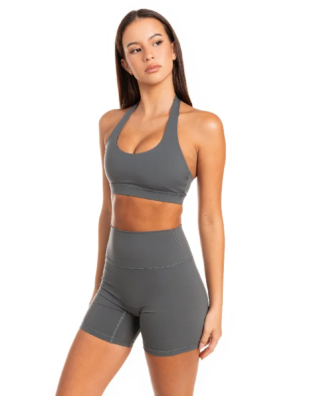 Halter Bra - Cloud Grey