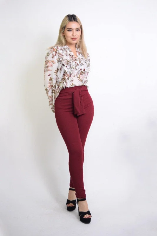 Alissa, Long sleeve floral blouse